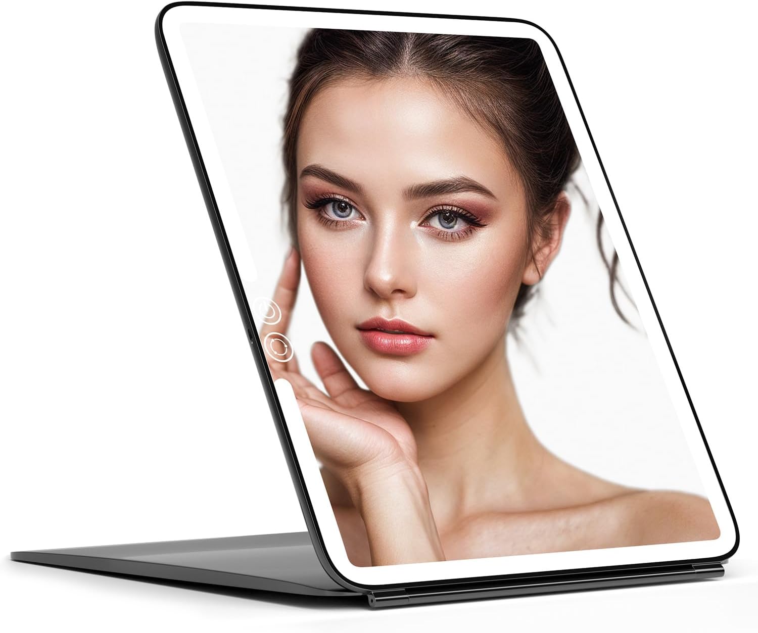 Roopeti Makeup Mirror with Lights, Folding Travel Size