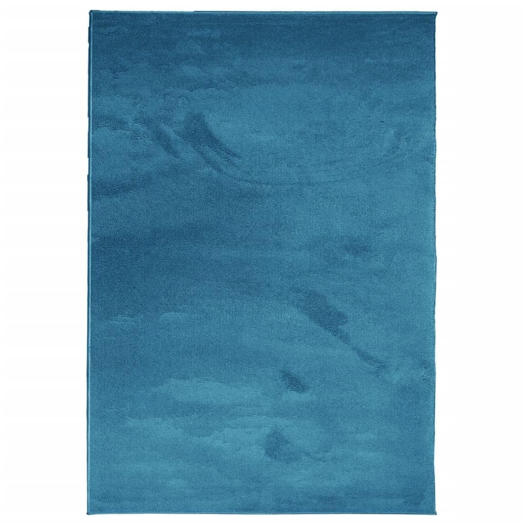 vidaXL Teppich Oviedo Kurzflor Türkis 200x280 cm