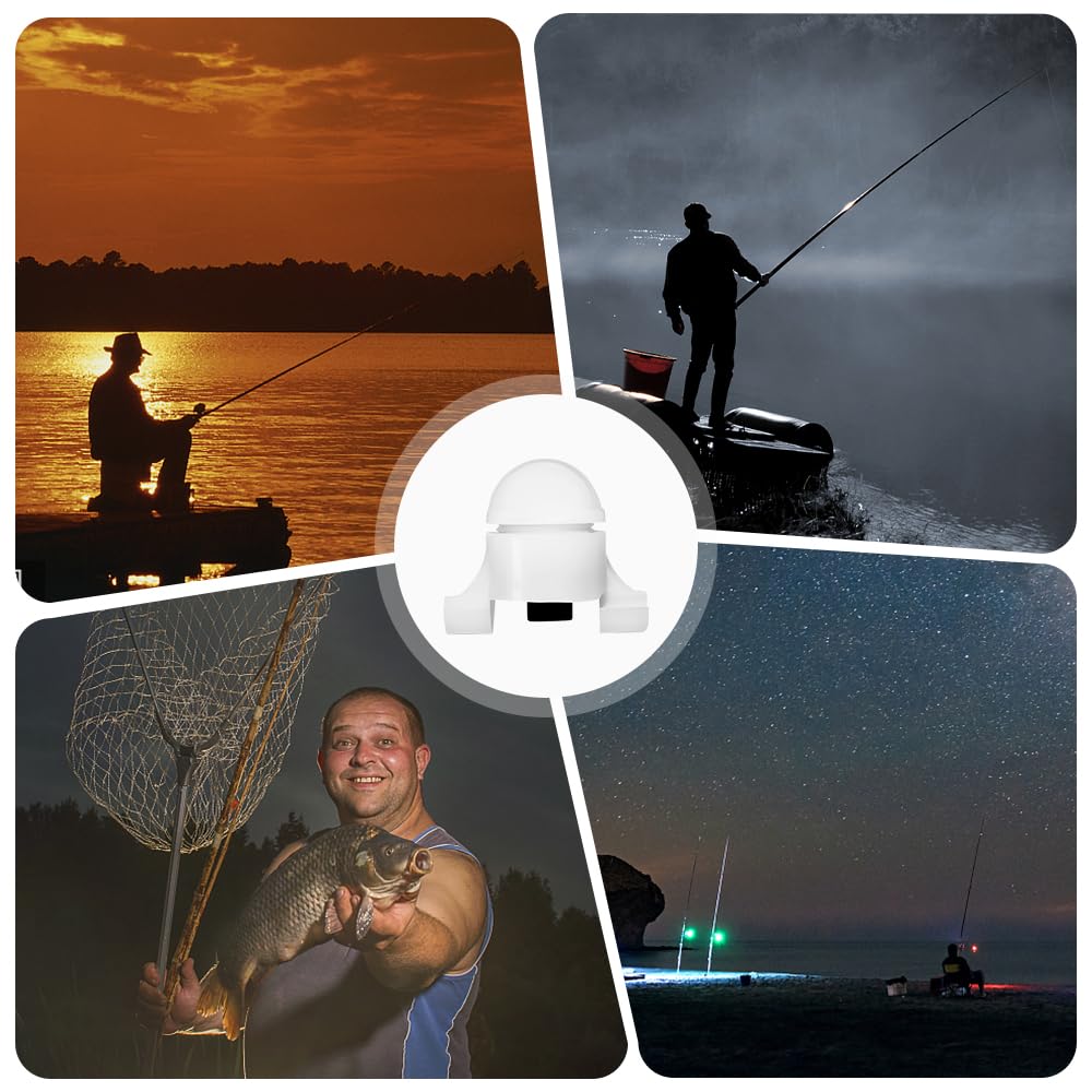 Alarme De Touche De Pêche électronique - Détecteur De Morsure Avec LED Et Sonnerie - Pour Pêche Jour/nuit, Carpe - Piles LR44 Incluses - 5