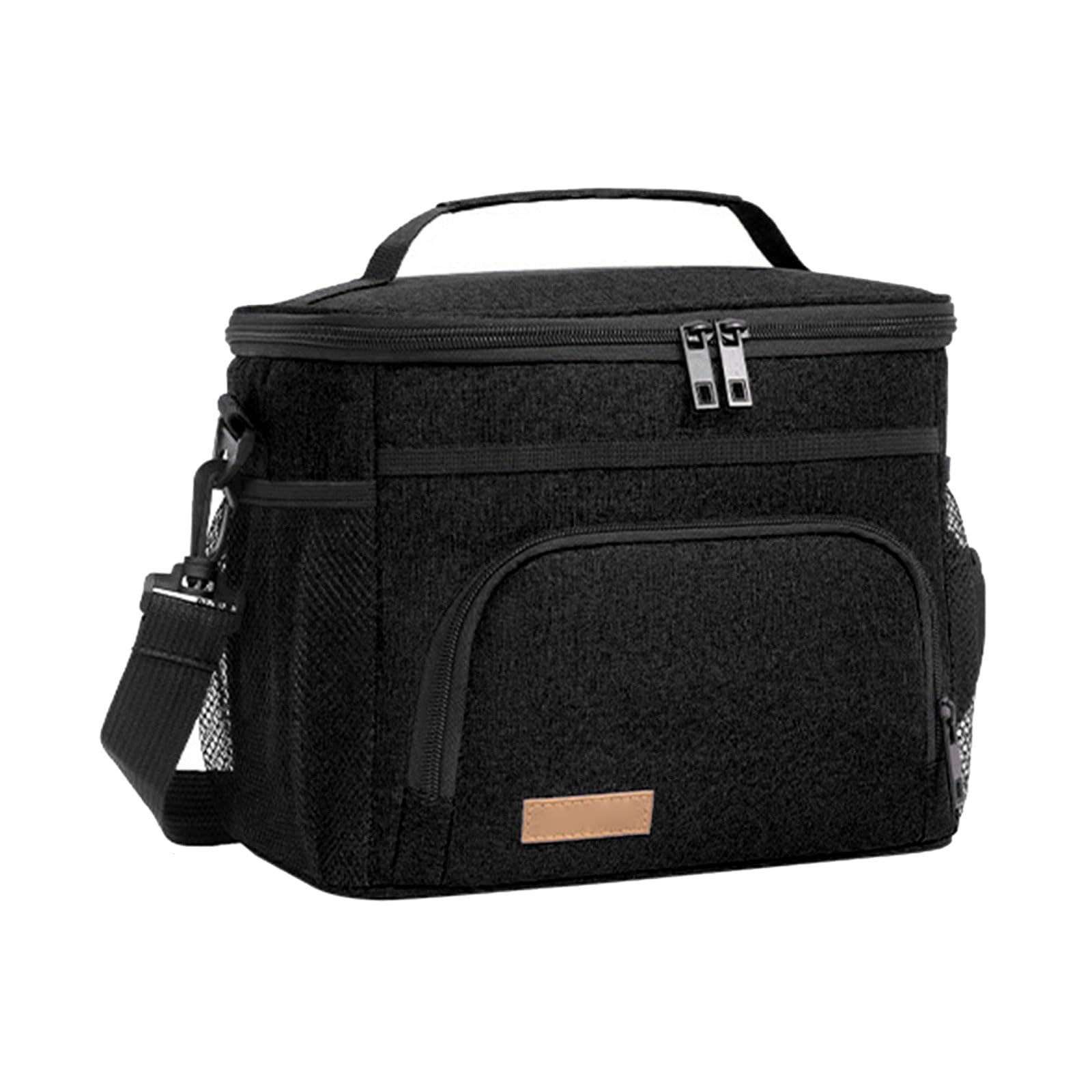 YTtkku 2 Multi-Compartment Insulated Food with Thickened Oxford Fabric Portable for Camping, Commuters Oxford Fabric Picnics Bag