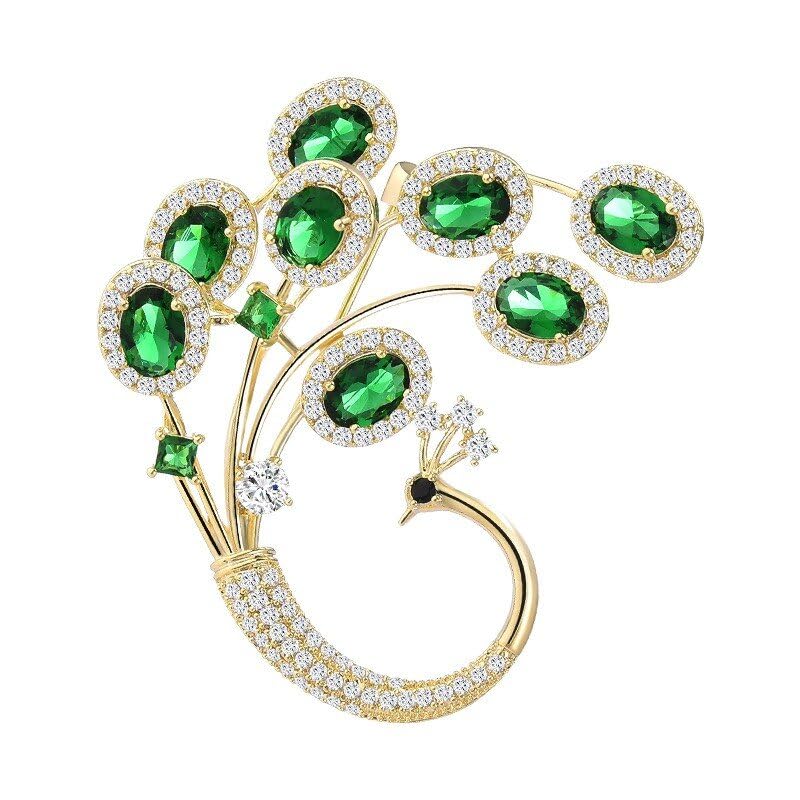 EMEGCYAnimal Insect Brooch Rhinestone Enamel Brooch 18k Gold Plated Brooch Pin Birhtday Gifts for Women Men