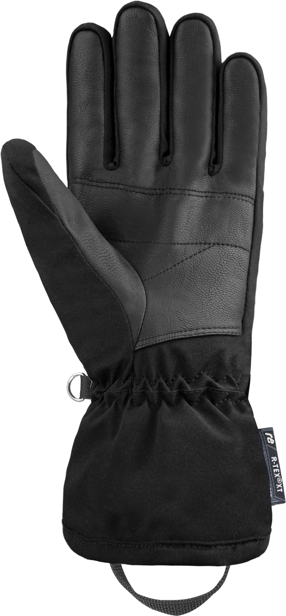 Reusch Helena R-TEX XT Skihandschuhe Damen wasserdicht atmungsaktiv Softshell Winterhandschuhe Größe 6-8,5 schwarz Silber