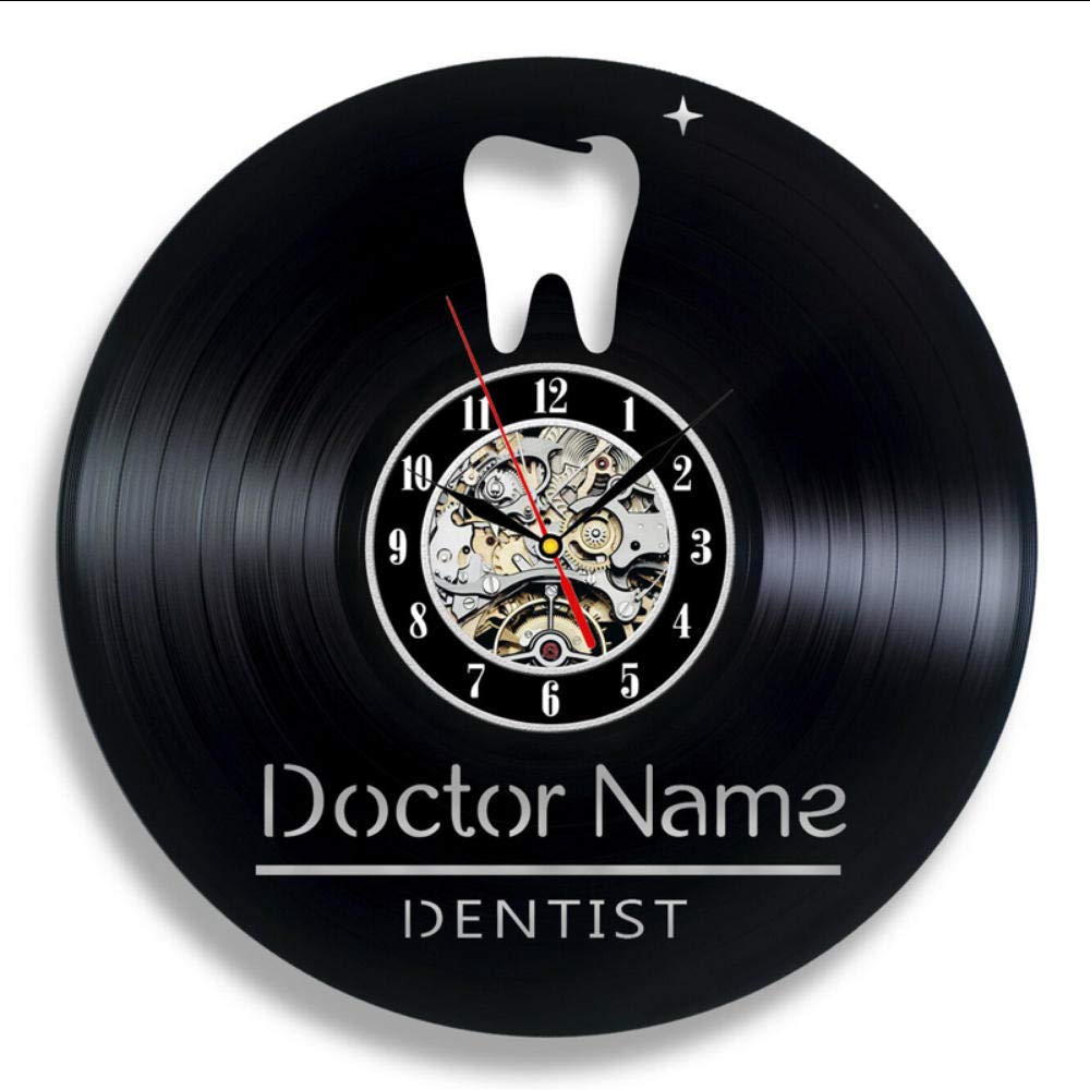 Buy Wall Clocks Teeth Vinyl Record Wall Clock Modern Design Dental