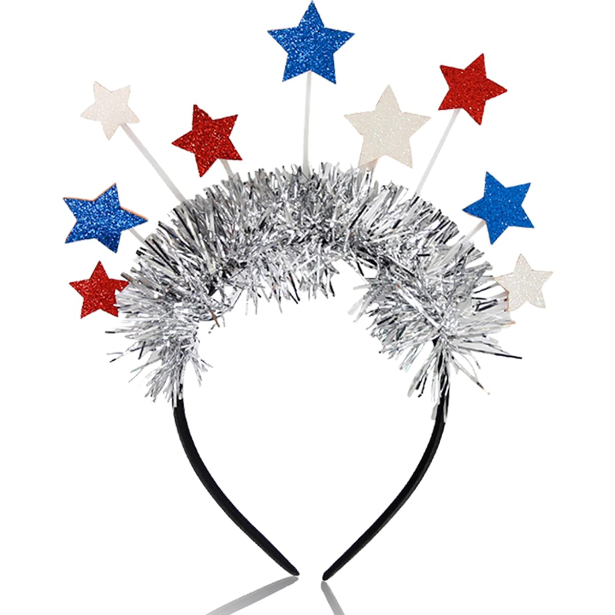 4th of July Headband Independence Day Head Boppers National Memorial Day Hair Hoop Patriotic Themed Party Headwear 1PCS