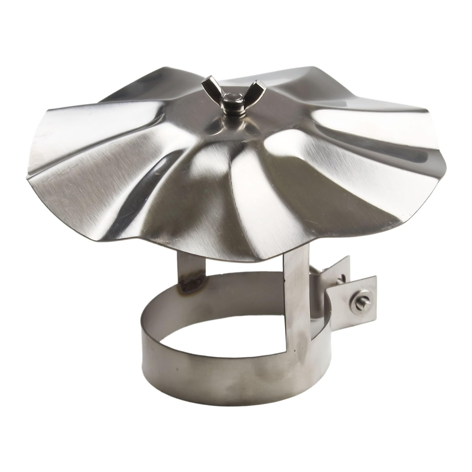 Capuchon de cheminée inox : protection durable contre la neige et la pluie