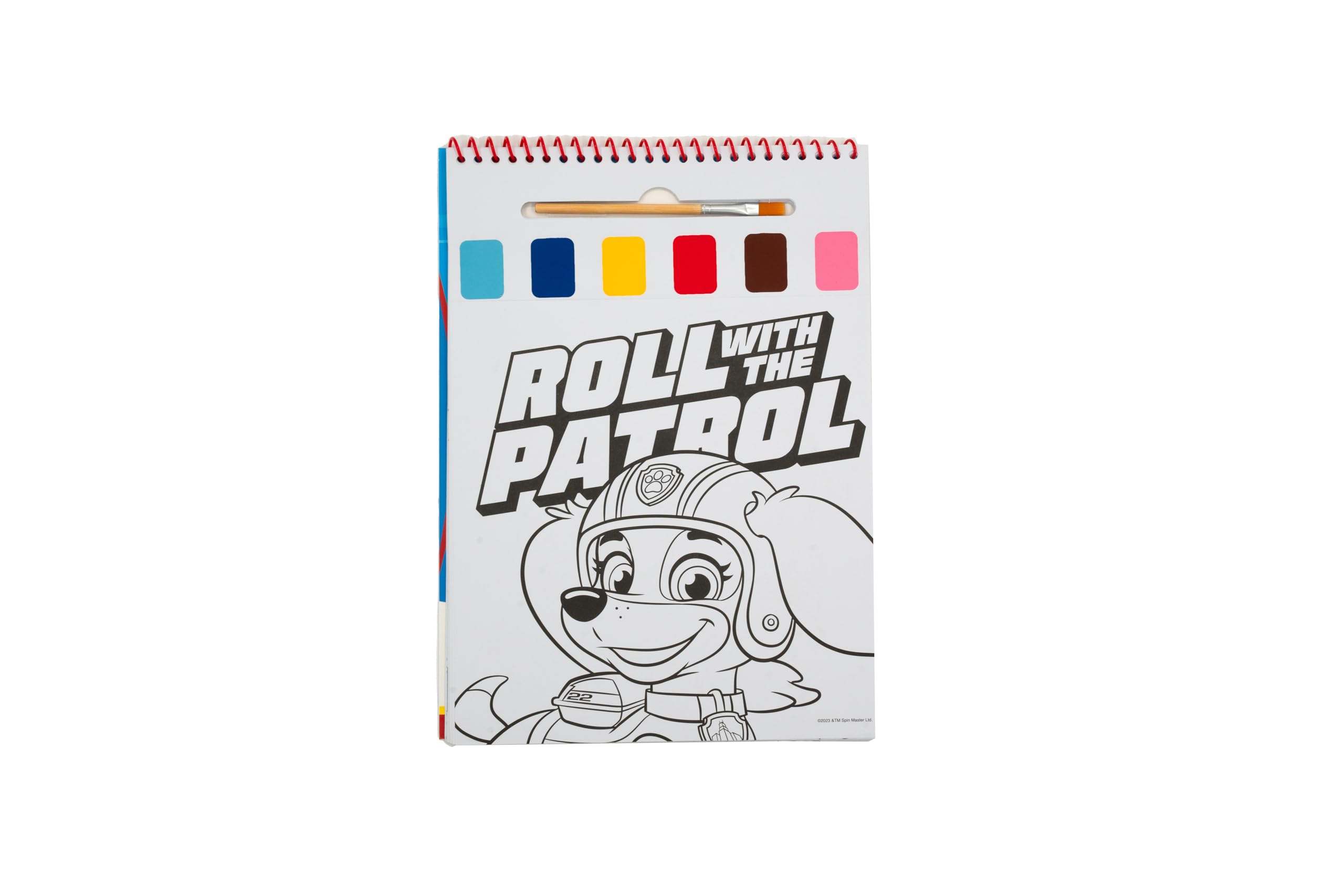 PAW PATROL Watercolour Painting Pad with Brush, multicoloured, A4 - Image 4