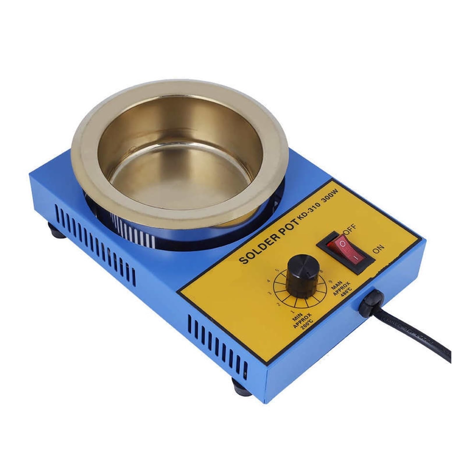 Crogiolo ad alta temperatura Piatto For Saldatura Da 300 W, Stagno Di Fusione, Senza Piombo, Piatto For Bagno Di Saldatura, Dissaldatura, Temperatura, 200 ℃ -450 ℃ Per Oro, Argento, Rame, Alluminio