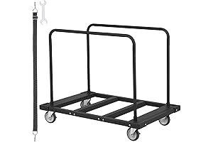 Folding Table Cart: Lifetime of Mobility and Strength