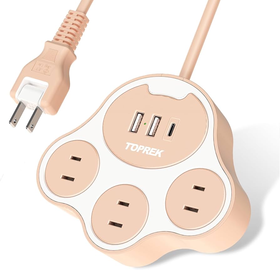 ねこ3点 Amazon.co.jp: TOPREK 猫の足型 電源タップ ピンク USB
