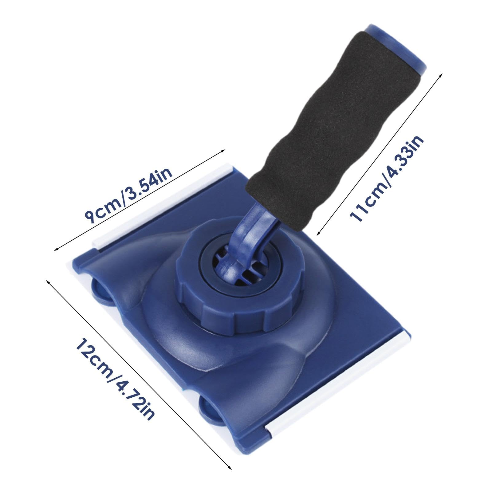 Paint Edge Trimmer, Edger Pad, Pittore Regolabile per Angolo a Parete Con Manico Girevole, Strumento di Bordatura, Pennello per Pittura a Mano a Soffitto per Porta