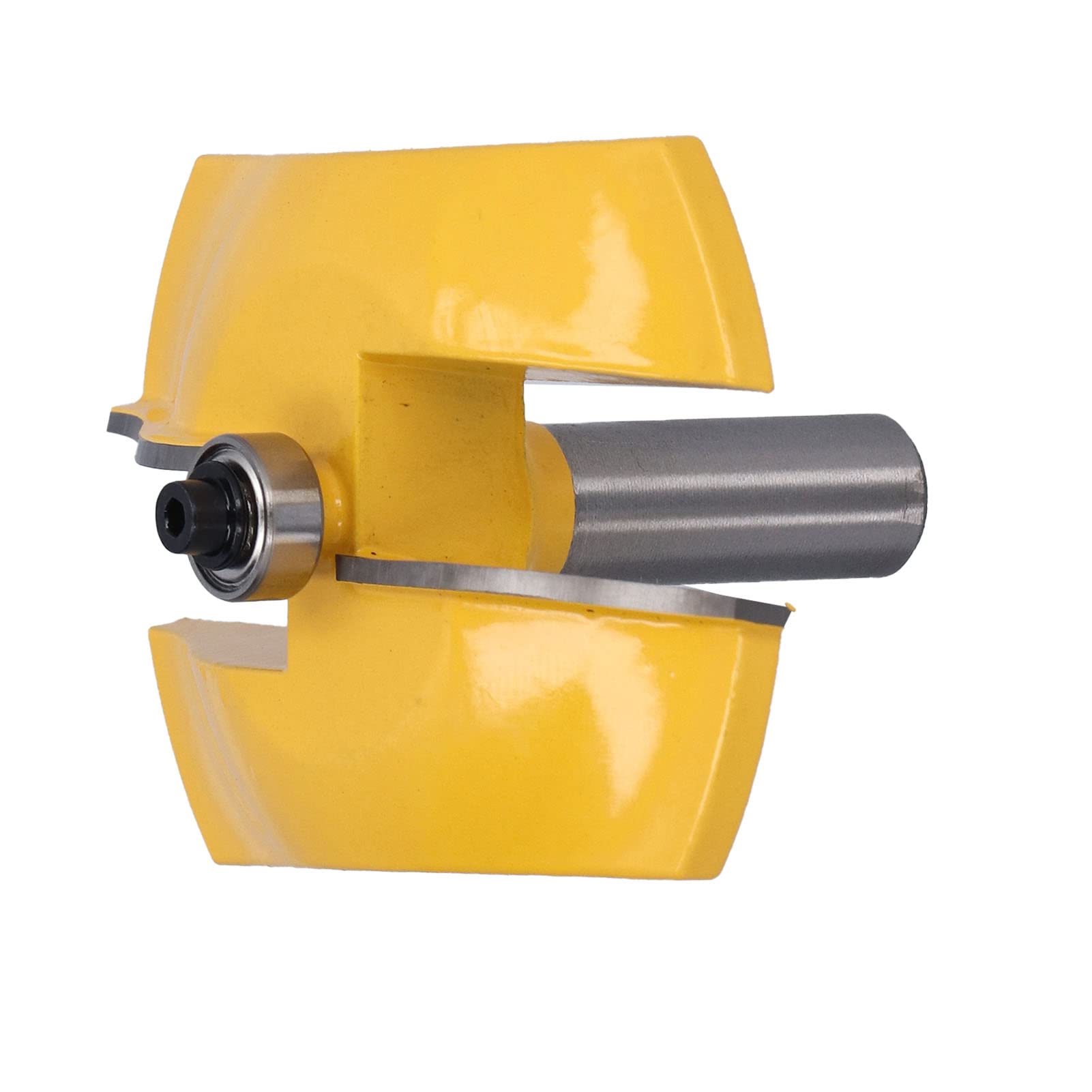 Punta per fresatrice a pannello rialzato, gambo da 1/2 pollici, baia da 8,9 cm, in carburo, per la lavorazione del legno, scanalatura e fresatura di porte