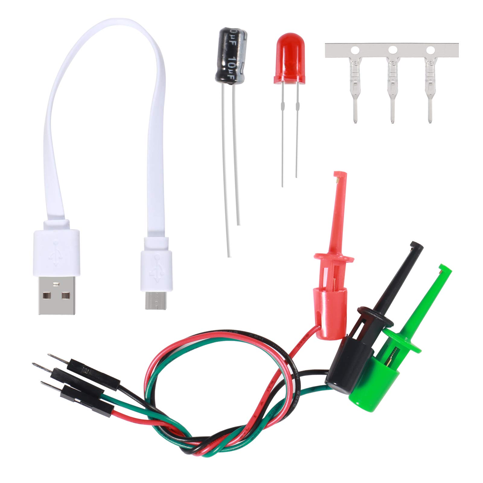 LCR-T7 Transistor-Tester, multifunktionaler TFT Transistor-Tester mit One-Key-Bedienung, grafisches Display, automatische Abschaltung für Dioden-Trioden-Kondensatorwiderstand, Transistor