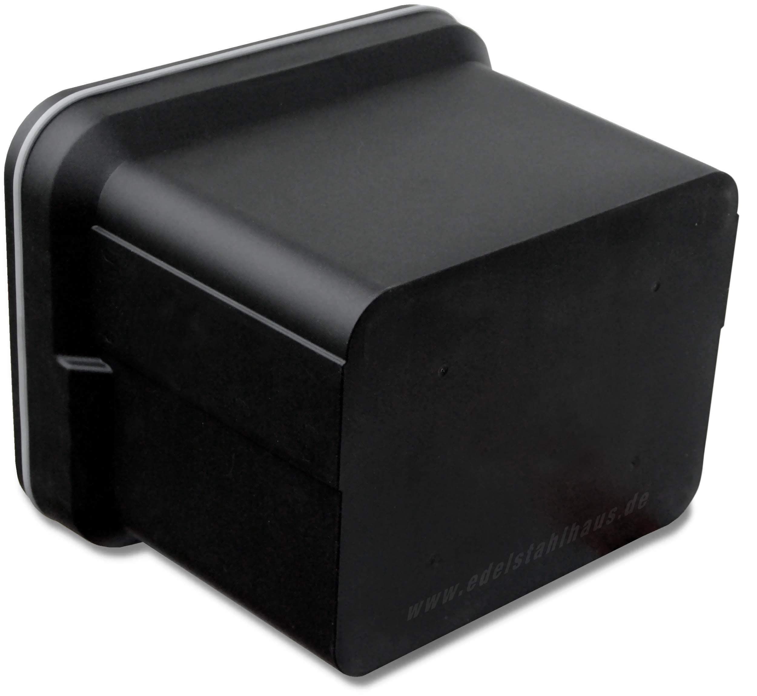 LKW Staukasten aus Kunststoff 410x348x340 mm, 29 ltr, Edelstahlhaus Werkzeugkasten, Staubox, Unterflurkasten