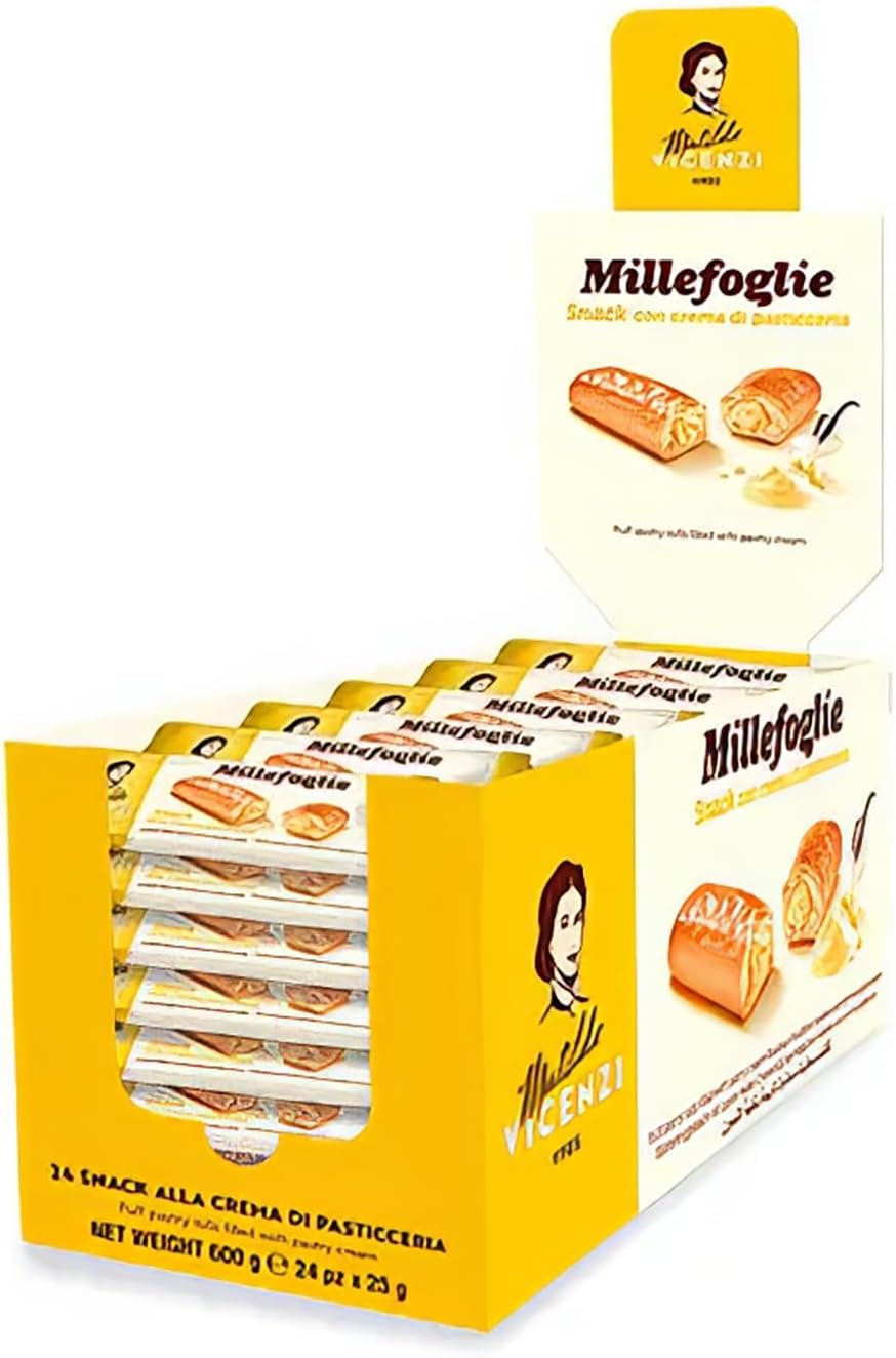 Minisnack with pastry cream