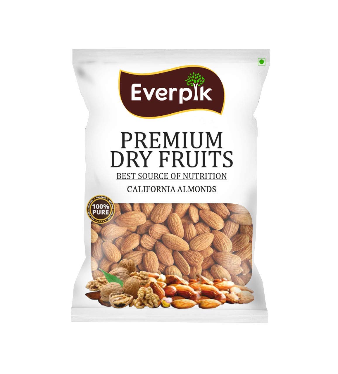 Everpik 100% Natural Premium Popular California Almond (Badam), Value Pack 500G (B08FXL6KTT) Amazon Price History, Amazon Price Tracker