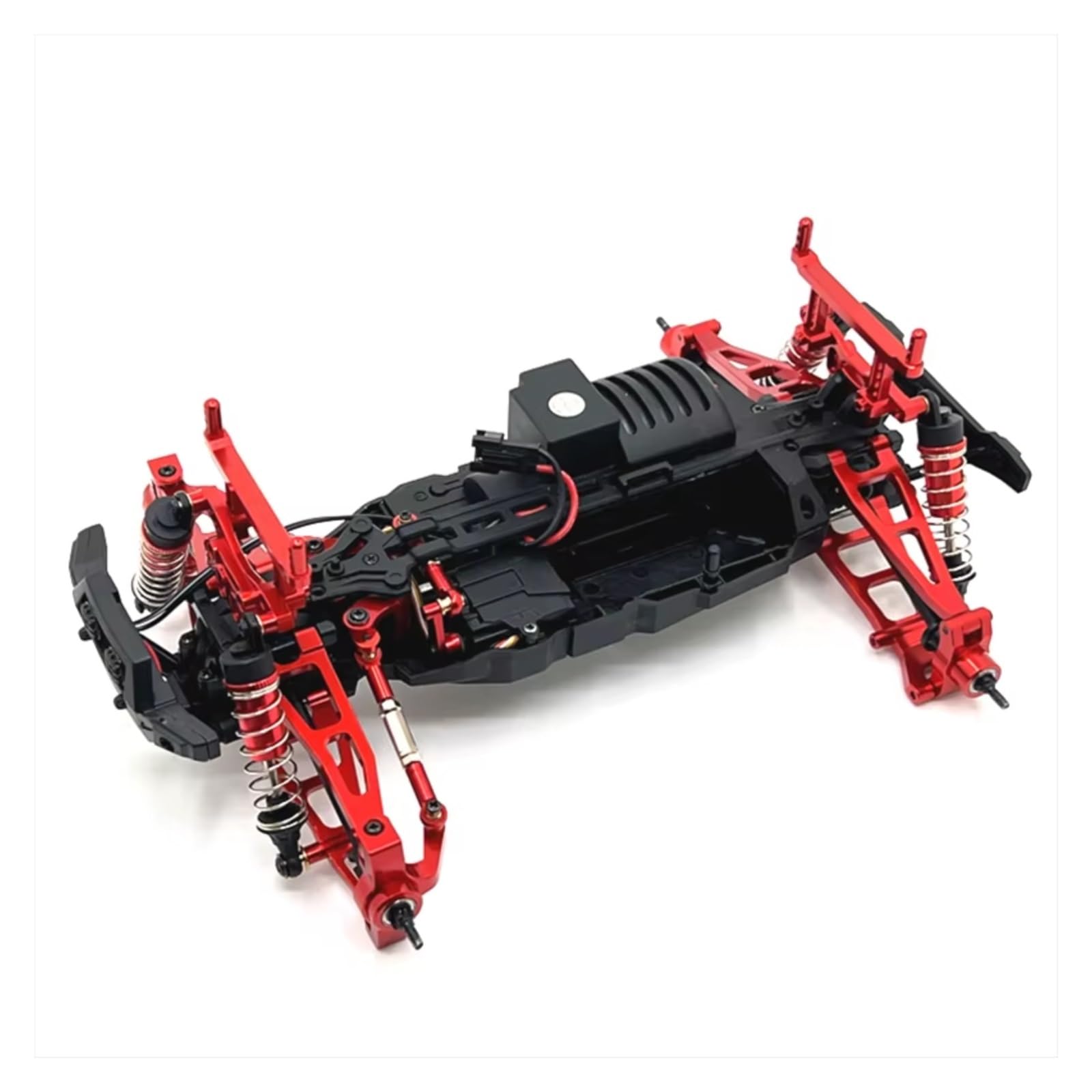 Knuckle sterujące RC do Kyamrc G161 G162 G169 1/16 metalowe do zestawu kubków kierownicy wahacza zdalnego sterowania, części samochodowe i akcesoria, ulepszona wymiana i użytkowanie (czerwone)