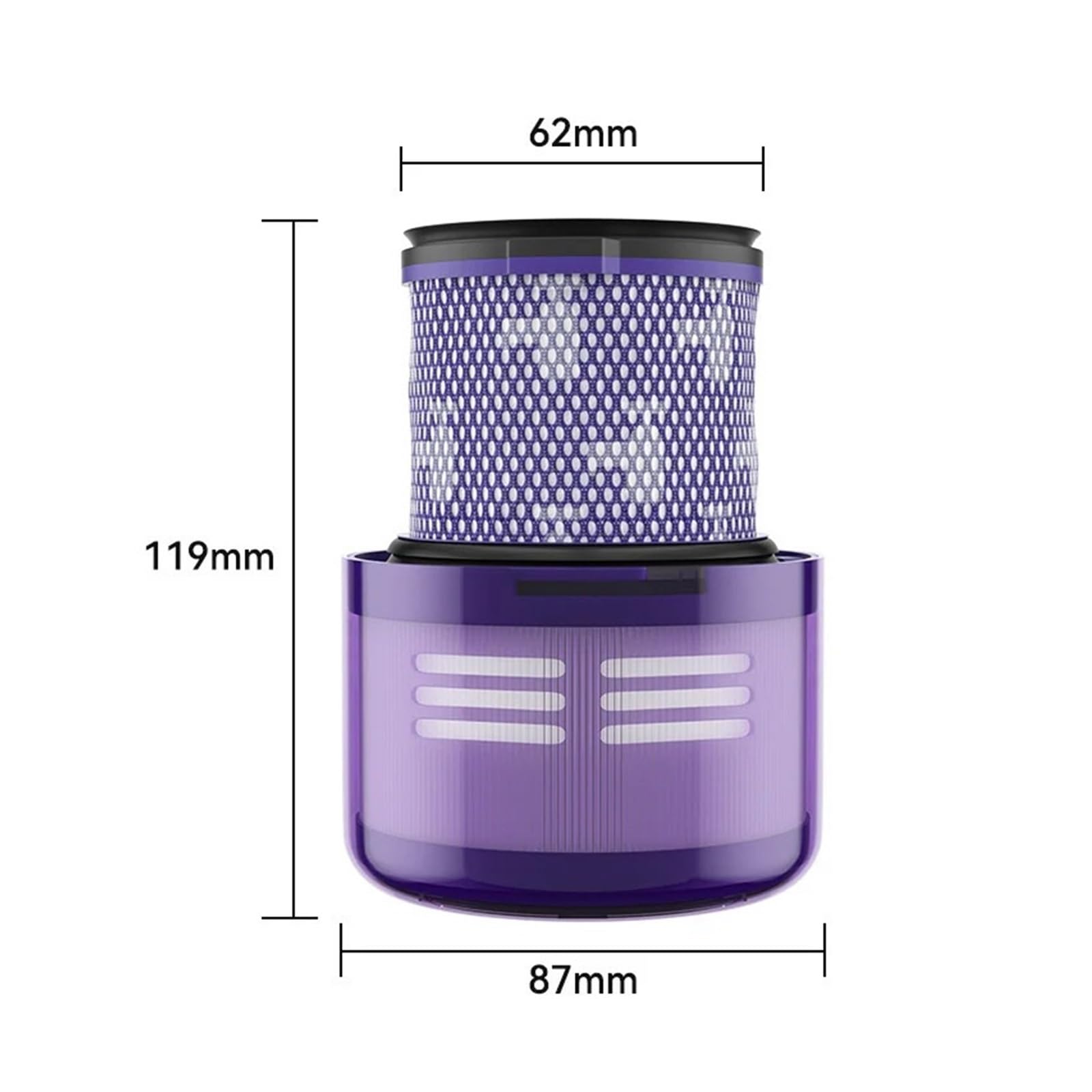 Filtro HEPA lavable, Compatible con Dyson, V11 V15, pieza de repuesto for aspiradora, filtro de aspiradora inalámbrico(1pcs)