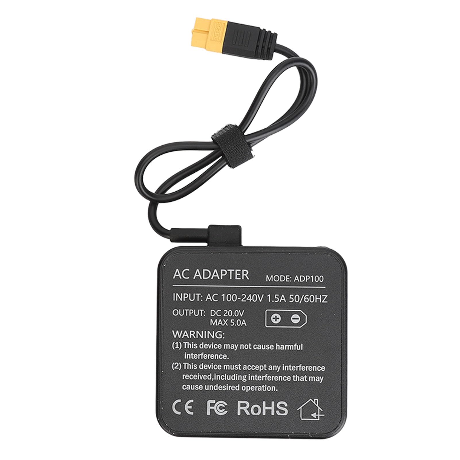 Fuente de Alimentación 100W, Salida Estable 20V 5A, Cargador Batería Drone RC, Voltaje Entrada 100-240V con XT60, for Pilotos Drones y Entusiastas RC en Exteriores o Talleres
