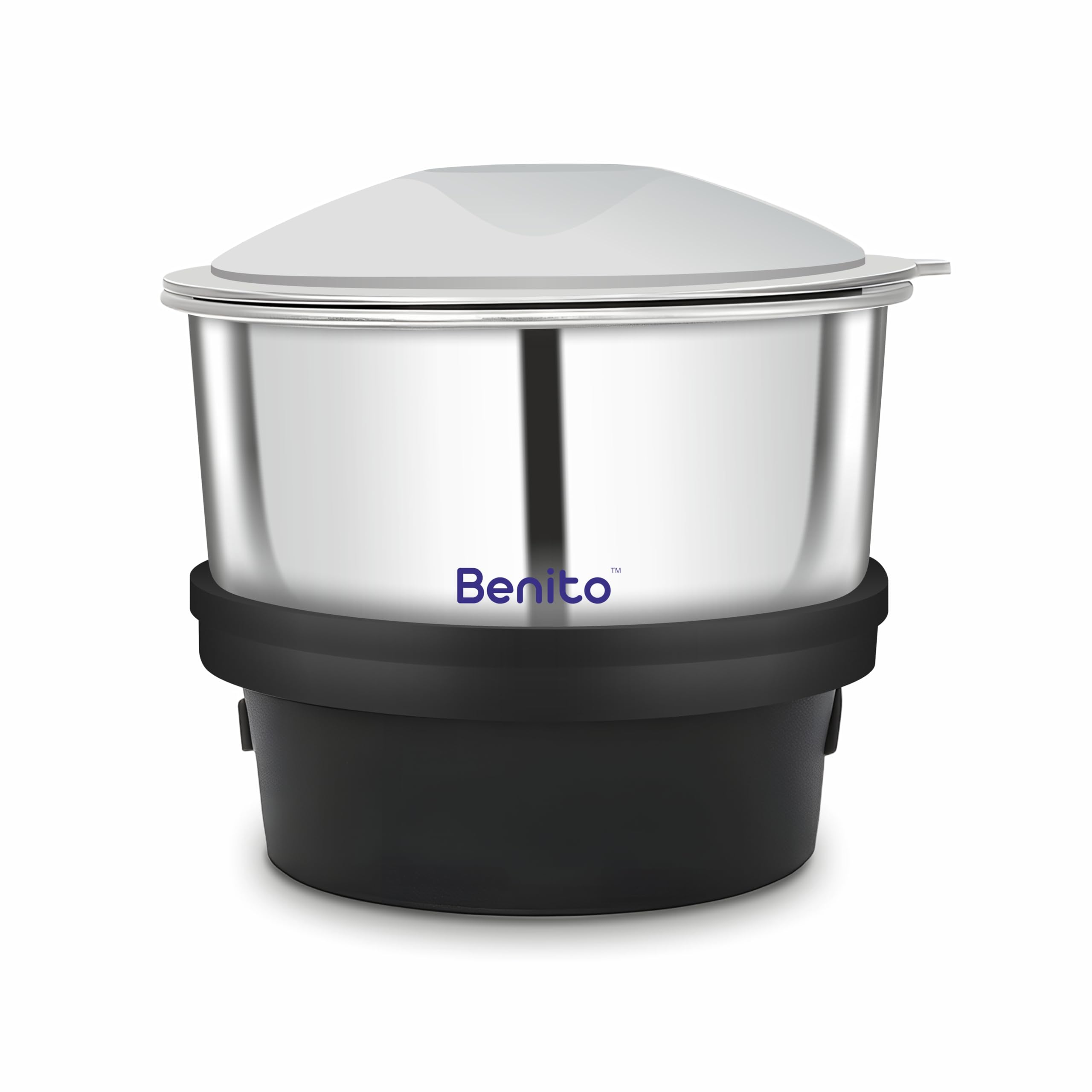 Benito ECO Stainless Steel Chutney Jar(400ml) for Mixer Grinder – Compatible with 4-Teeth Coupler & Dual Locking System — Amazon image 8