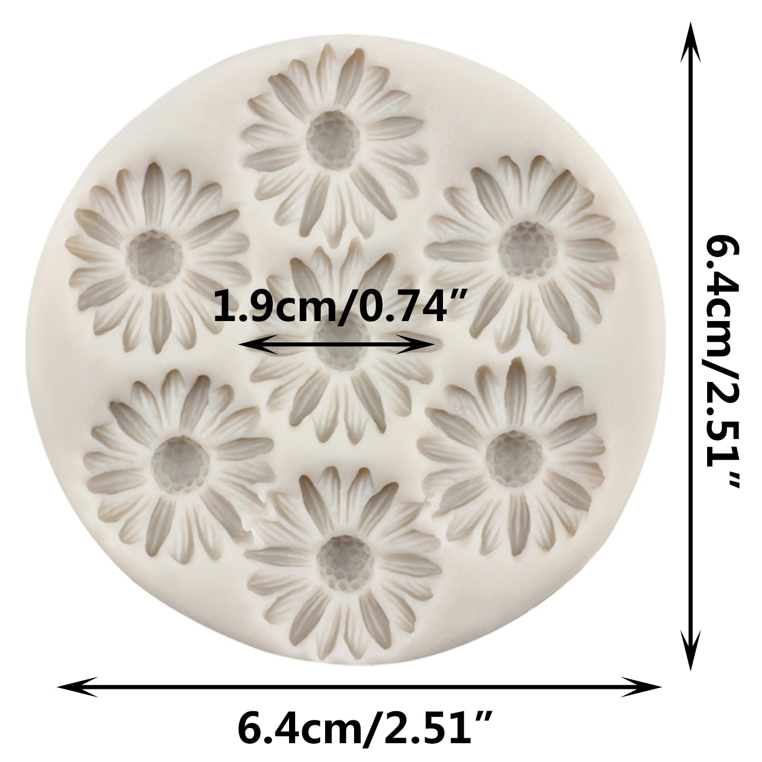 Moldes de silicona para decoración de pasteles de fondant y fondant, 5 unidades, para hacer tú mismo en bodas, caramelos, arcilla, chocolate
