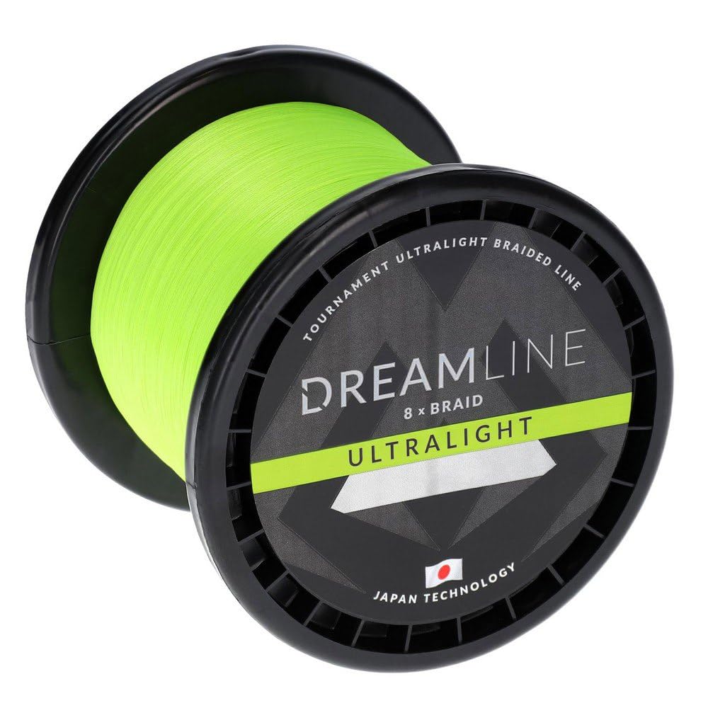 Mikado – Braid – DREAMLINE Ultralight – 0,035 mm/2,53 kg/2100 m – FLUOGRÜN – 1 Packung
