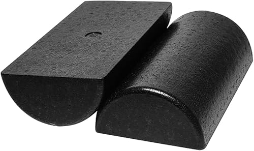 Luxshiny Epp Semicircle Yoga Balance Roller for Pilates Exercise Physical Therapy Muscle Massage and Injury Yoga Supplies