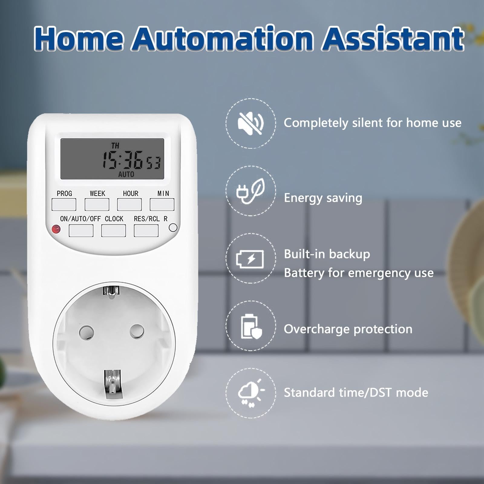 Timers For Plugs Uk Plug Digital Timer Plug Socket, Electrical ...