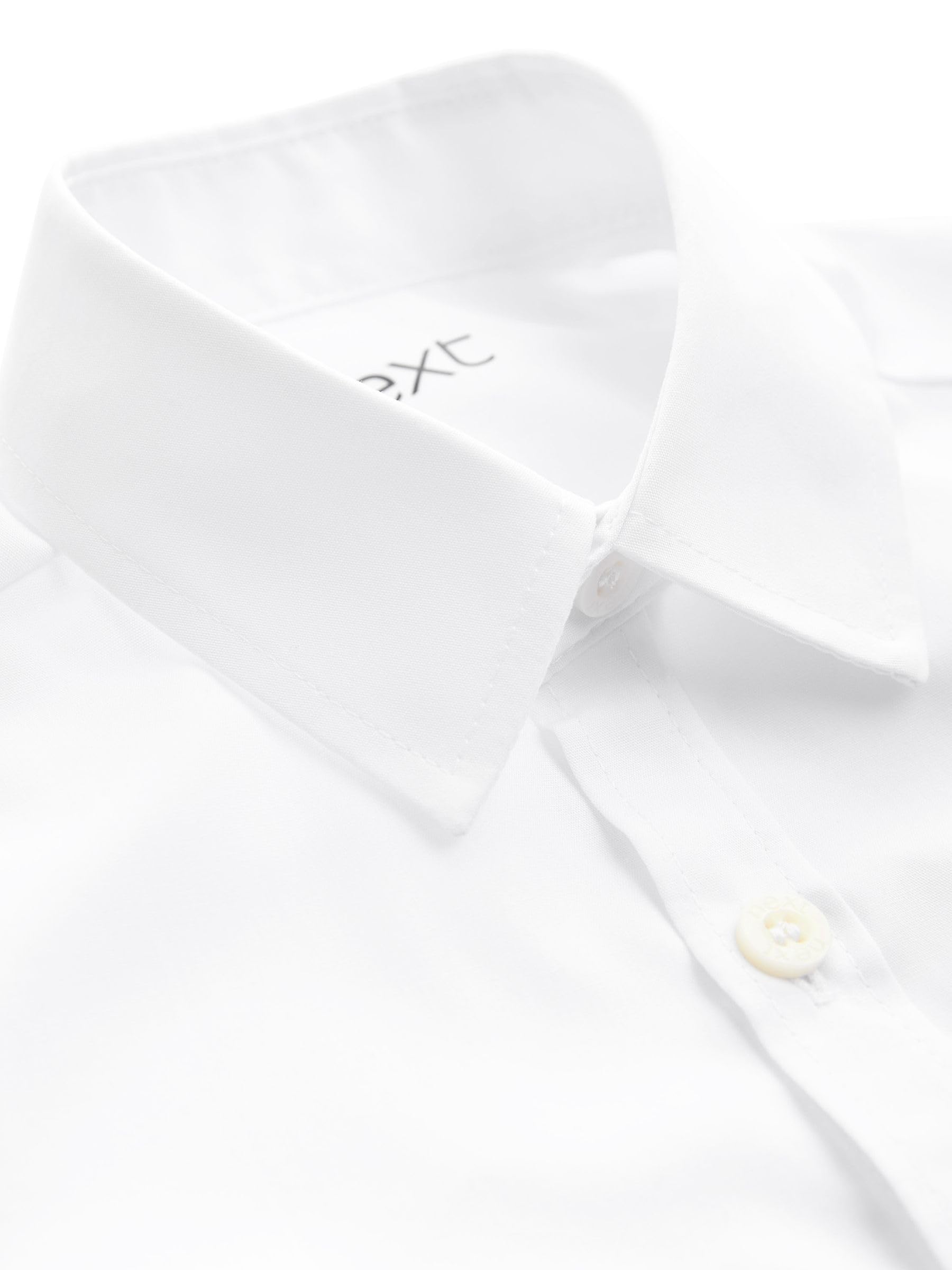 NEXT Niños Pack de 2 Camisas Escolares de Manga Larga de Corte Ajustado