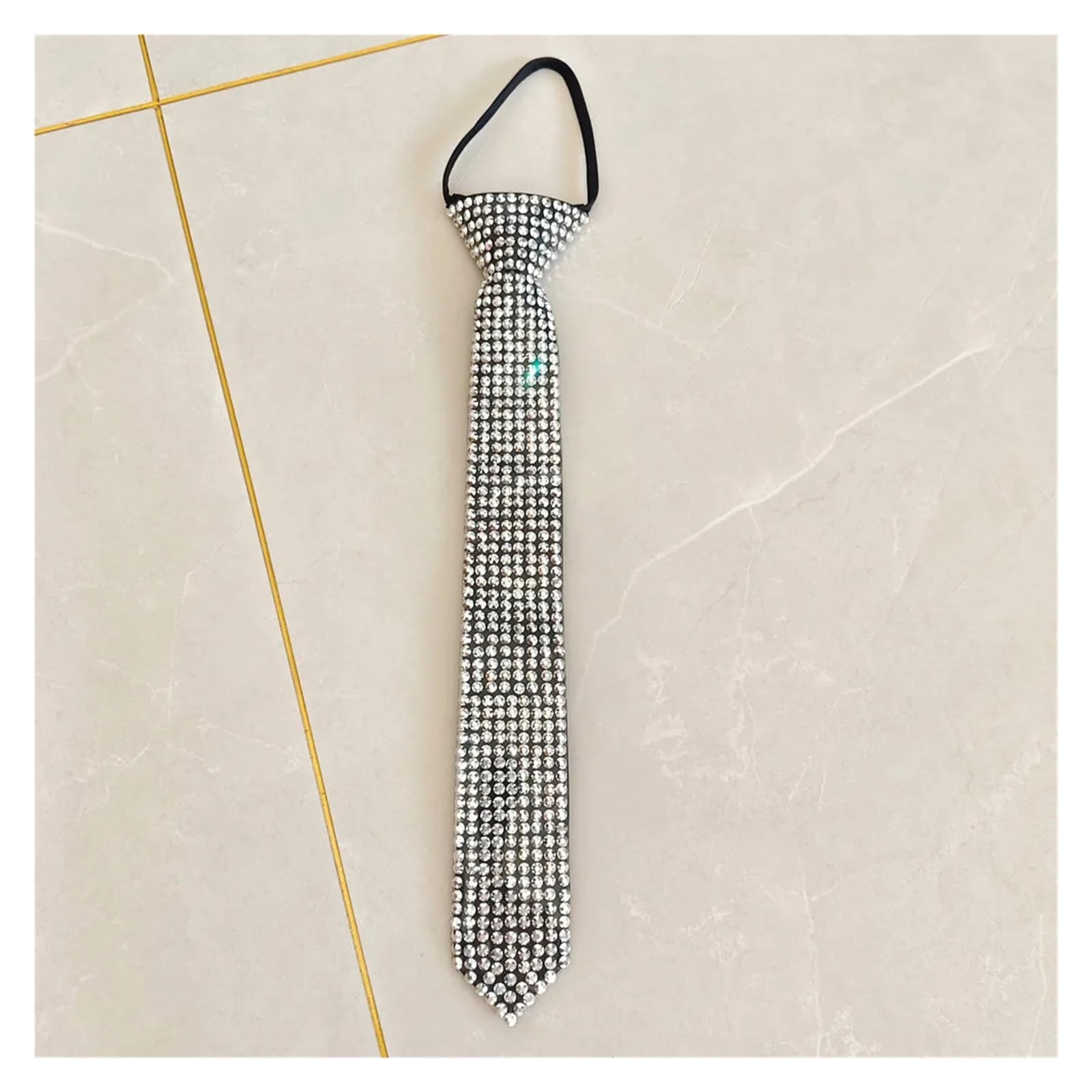 Glitzer Strass-Krawatte Krawatte mit Strass-Kristallen