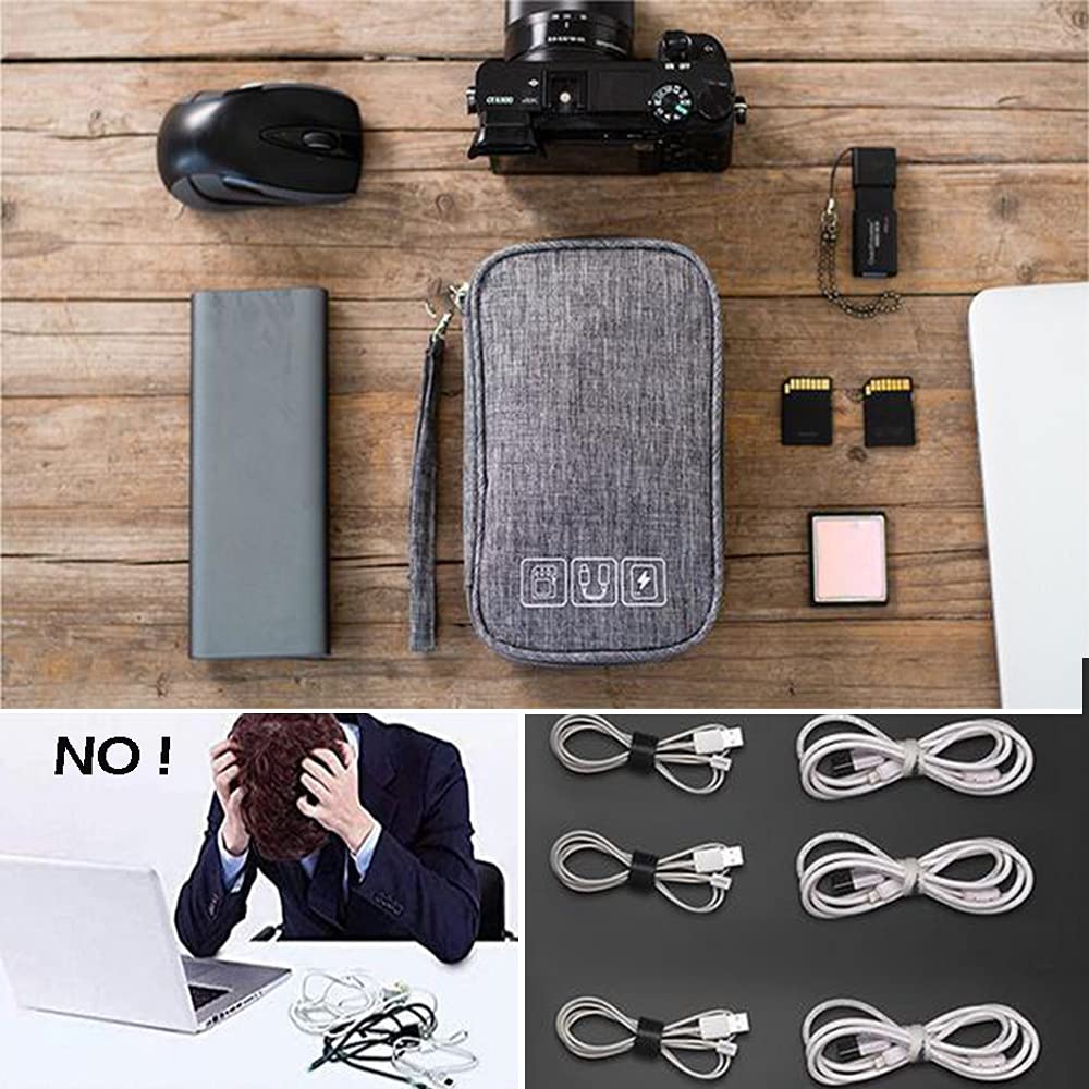 Organiseur Universel Pour Accessoires électroniques Noir - Bricolage