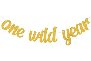 One Wild Year Banner: Celebrate Your Little Explorer's Milestone!