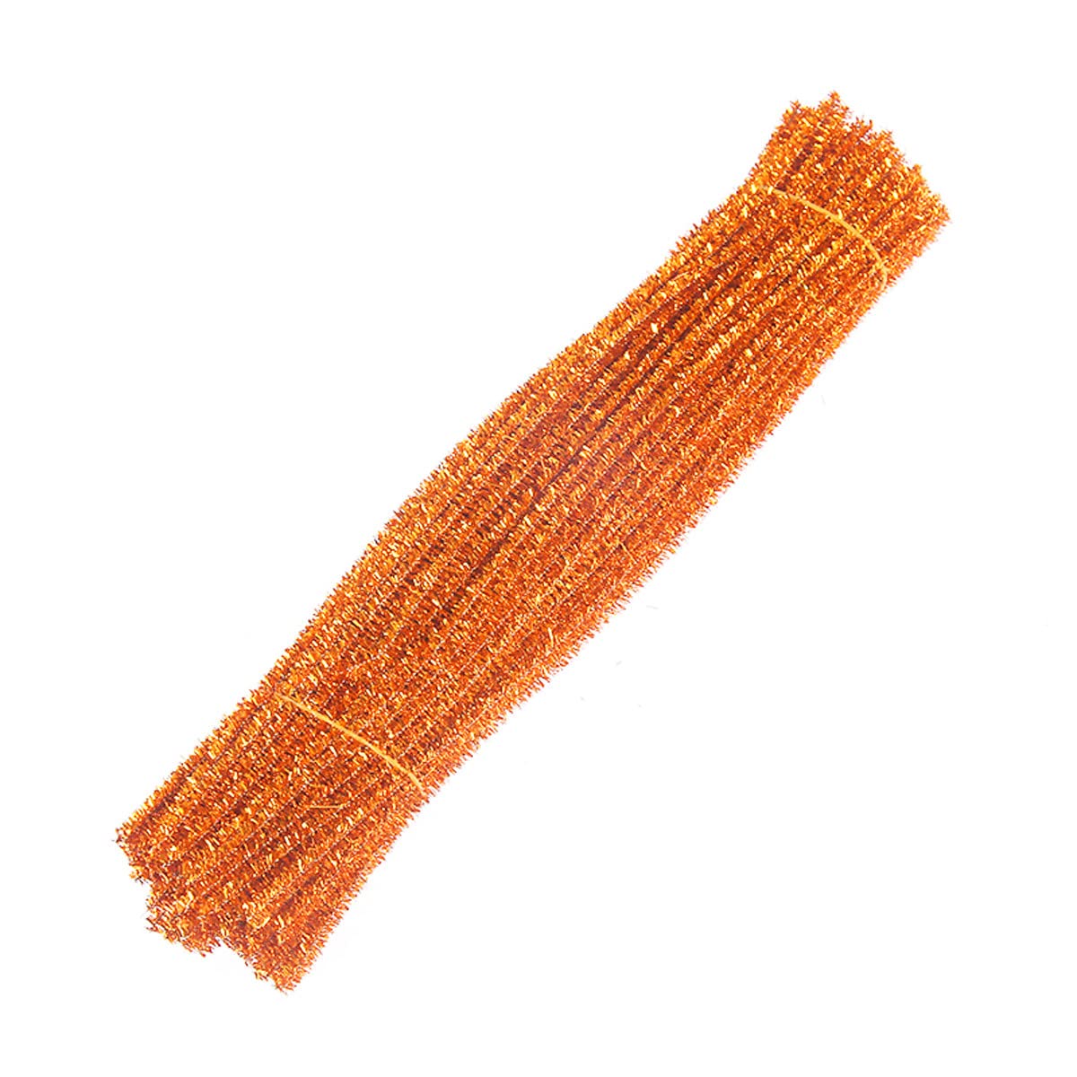 ECYC Ltd 50Pcs Glitter Pipe Cleaners Sparkle Chenille Tinsel Stems Pipe Cleaners Metallic Fuzzy Pipe Cleaners Craft Supplies for DIY Art Craft Making, Halloween or Christmas Decorative Accessories