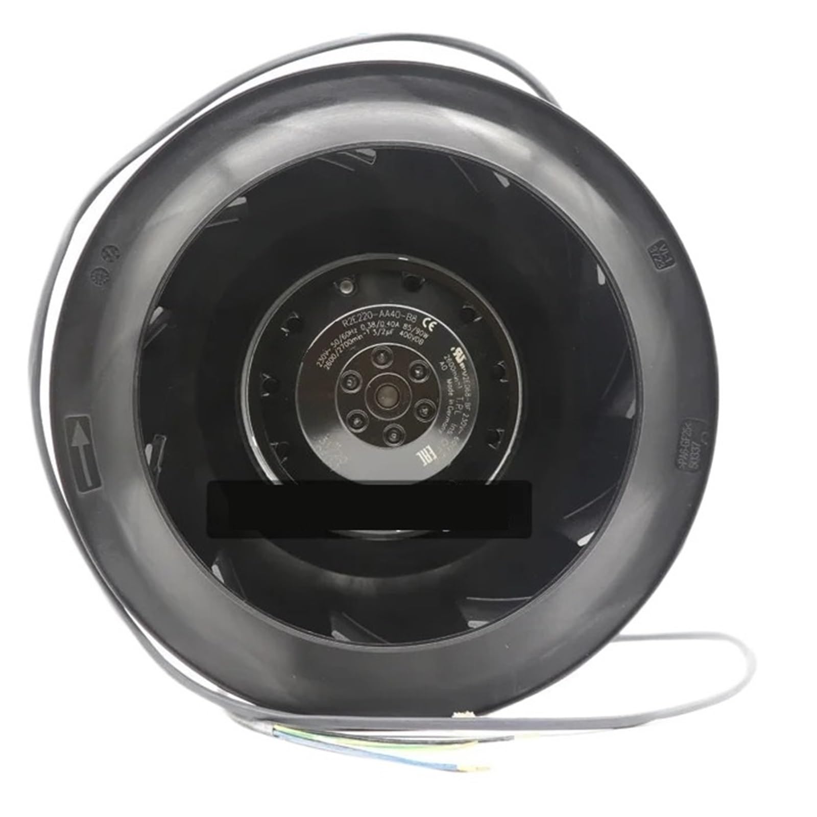 KSZHZYMGX R2E220-AA40-B8 220mm 230V AC 85/90W 2600RPM 0.38A Cooling Fan
