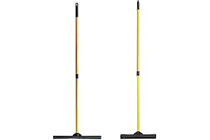 indiGOAT Pet Hair Remover Rubber Broom Original Indoor and Heavy Duty Outdoor...