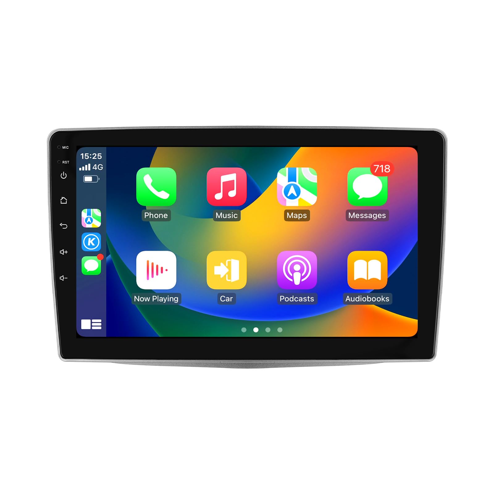 Radio de coche Android 14 de 9 pulgadas para Alfa Romeo MiTO 955 2008 – 2016, compatible con Carplay inalámbrico/Android Auto, control del volante, WiFi/4G, FM 4 núcleos, 2 GB y 64 GB
