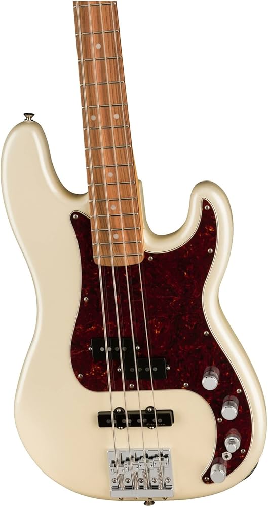 Fender Player Plus Precision Bass, Olympic Pearl, Pau Ferro