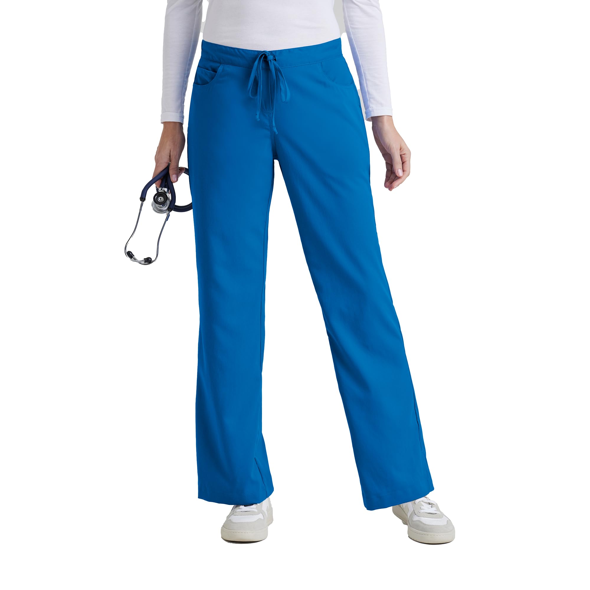 BARCO Grey's Anatomy Women's Riley Pant, Easy Care Medical Scrub Pant w/ 5 Pockets & Flared Leg