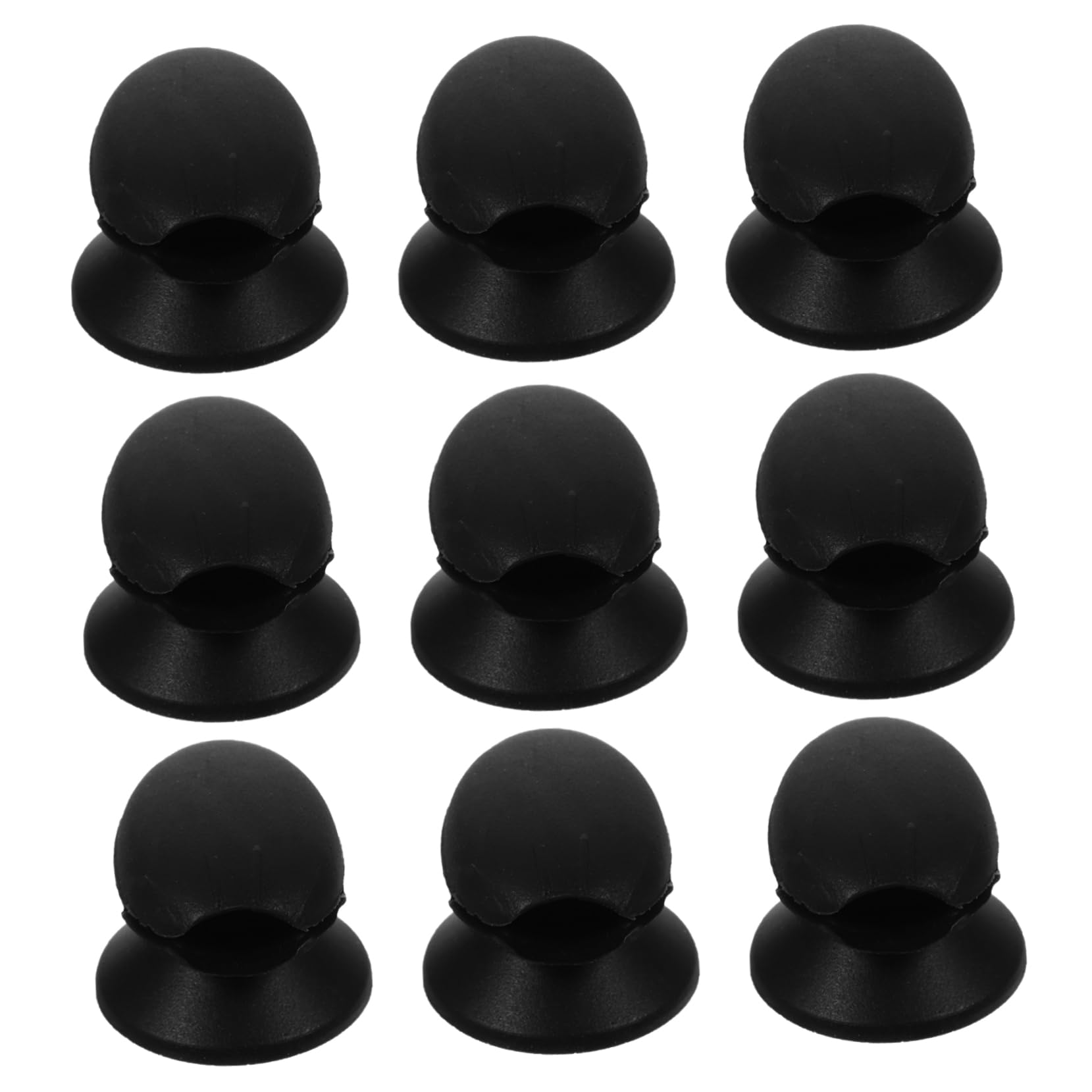 FOMIYES 9 Pack Lip Brush Dust Cover Makeup Brush Covers Portable Silicone Waterproof Anti-lost