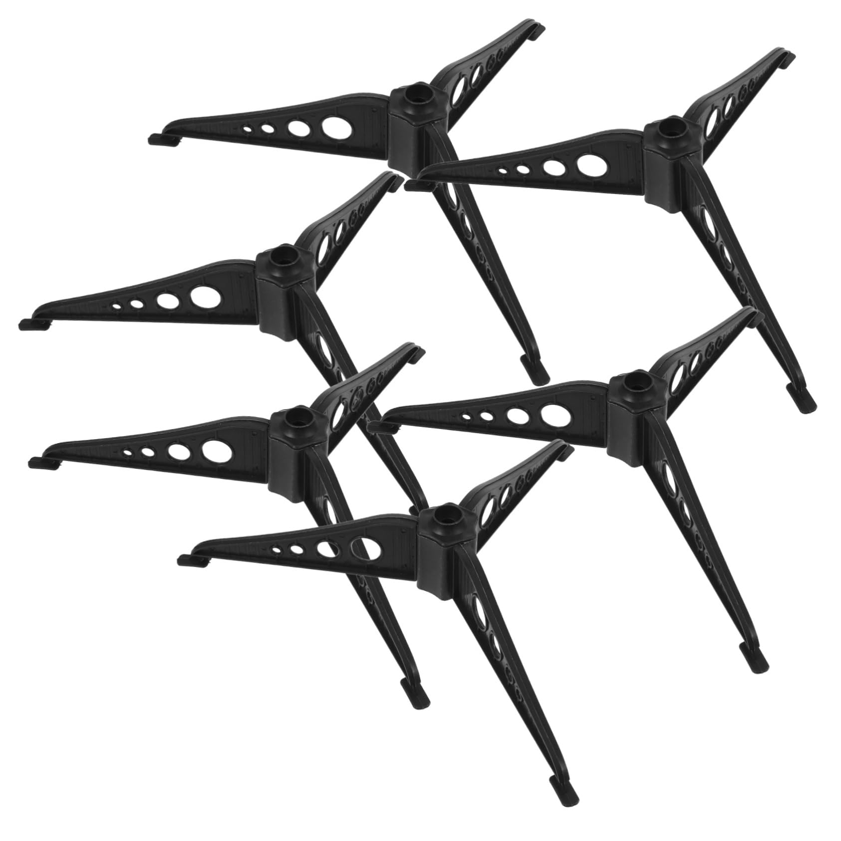 Soportes para Árbol De Navidad en Interiores y Mesas Base Estable de Plástico 6 Uds