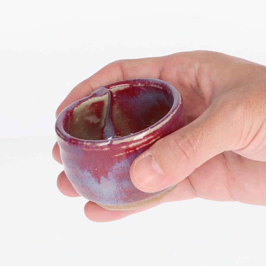 A59ぐい呑 Amazon.co.jp: 美濃焼 ぐい呑 酒器 約80ml 辰砂トジメ 133-62057