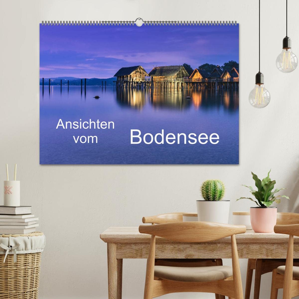 Ansichten vom Bodensee (Wandkalender 2026 DIN A2 quer), CALVENDO Monatskalender: Ansichten vom wunderschönen Bodensee (CALVENDO Orte)