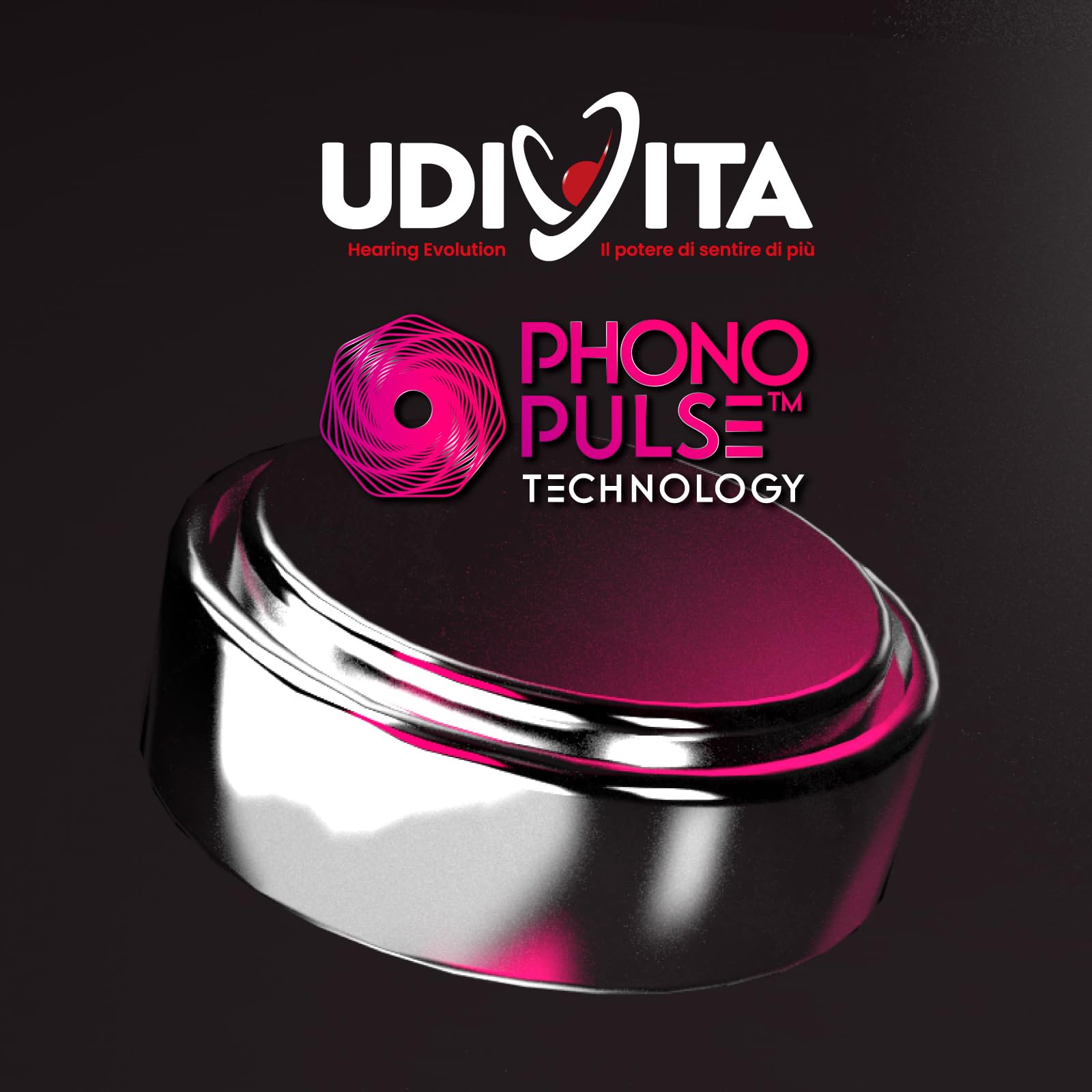 80 Pilas para Audífonos Tamaño 13 Udivita PR48 (Naranja) Zinc-Aire con Tecnología Phono Pulse - 10 Blísteres de 8 Pilas