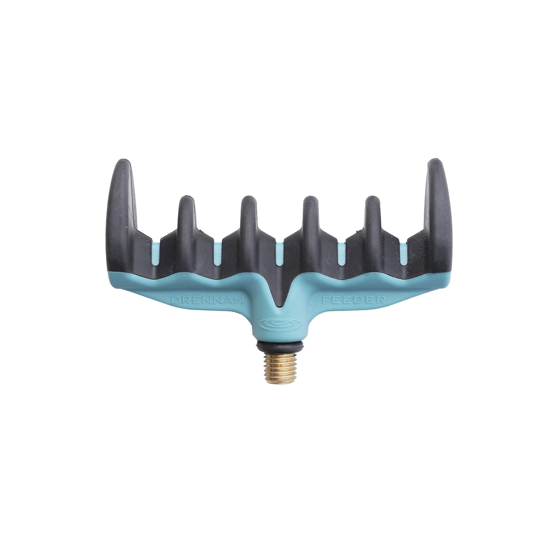 Drennan Feeder Rest Small | Coarse Fishing Feeder Rest | Brass Threads Compatible with All Standard Banksticks and Seatbox Arms | 9cm | 5 Positions | Rounded Profile | Code TRAA01