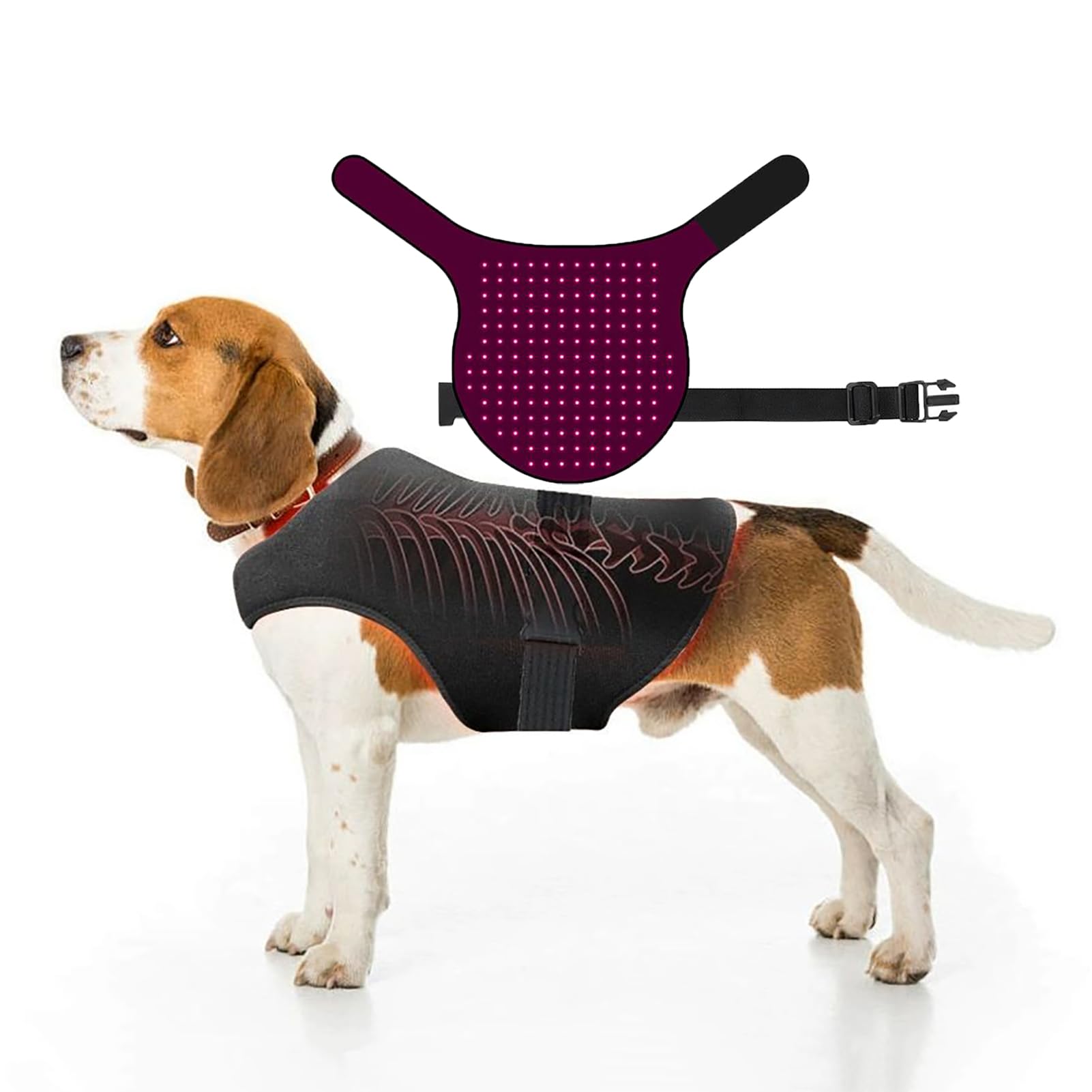GOURIXIN 660Nm Red Light Therapy for Dogs, 850Nm Near Infrared Therapy Pad S