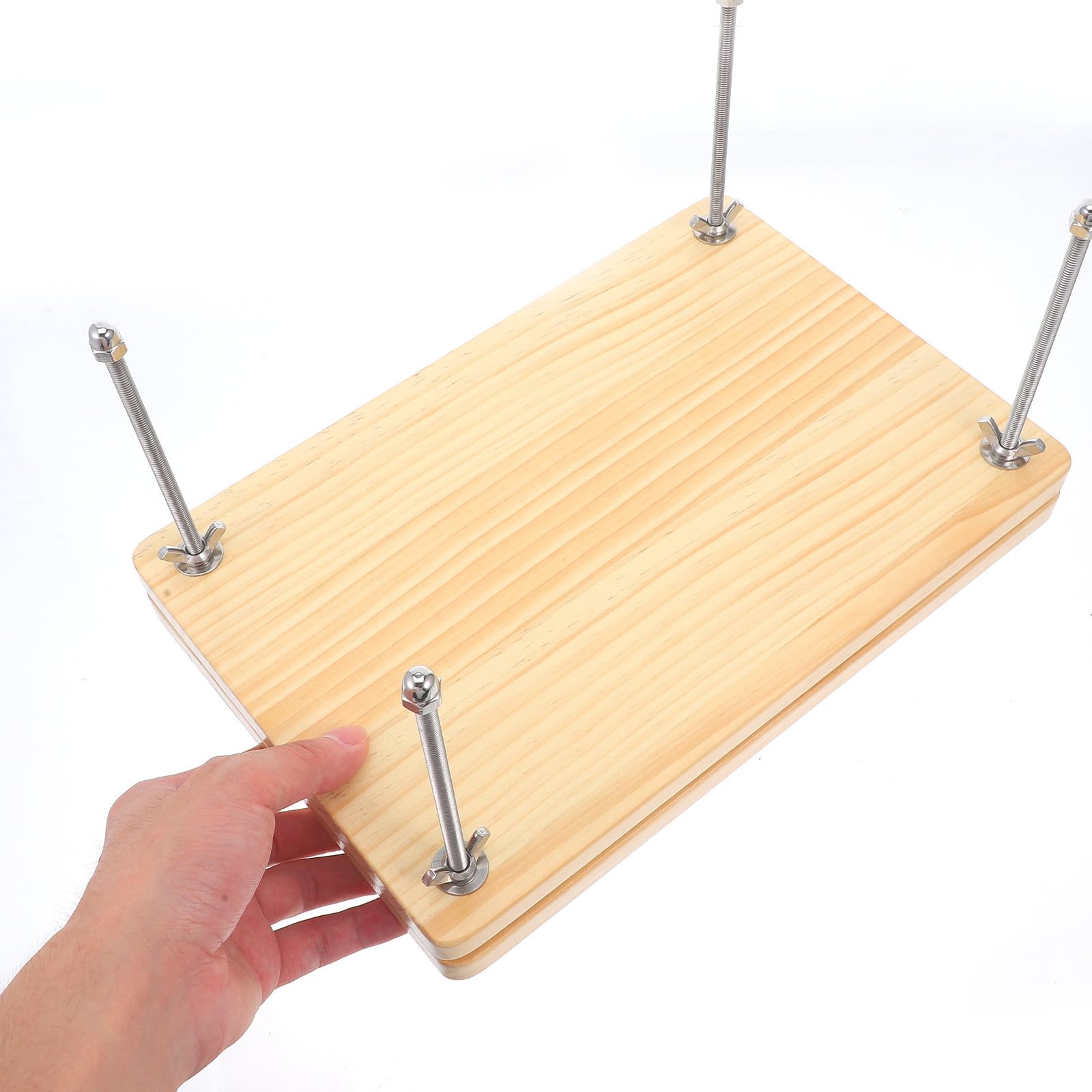 Pressa per Libri in Legno, Dispositivo Goffrante Beige per Artigianato