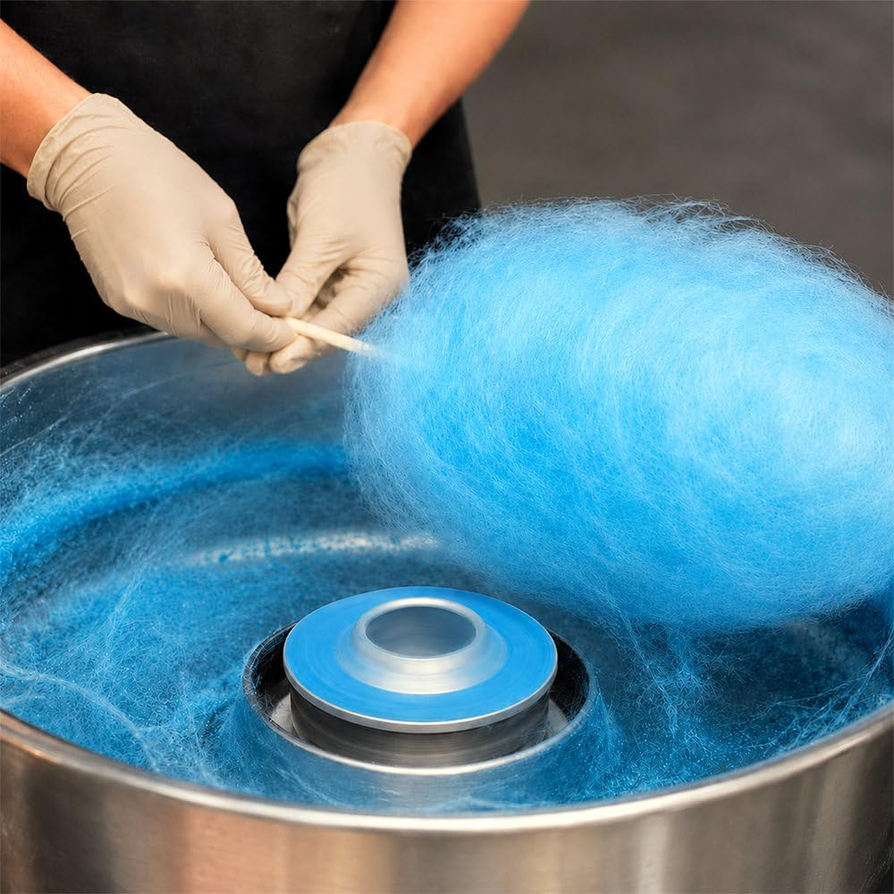 Sucre pour barbe à papa goût vanille - 5 kg - Fabriqué en France