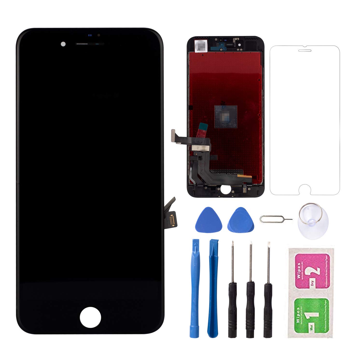 ECRAN LCD POUR IPHONE 7 NOIR Ou BLANC VITRE TACTILE / OUTILS - - Pièces Et Outils - Foto 12
