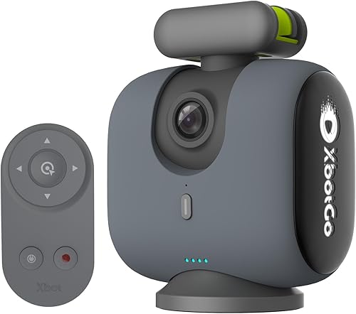 XbotGo Chameleon AI Auto Sports Action Camera - Cámara de fútbol 4K 60FPS y cámara de seguimiento de baloncesto para deportes de equipo, transmisión