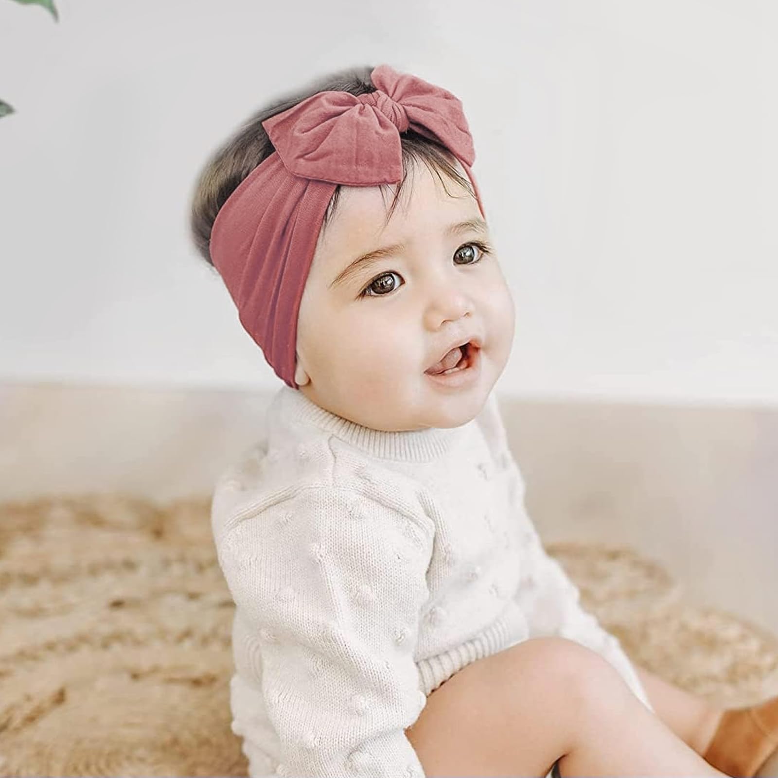 2 Pezzi Fascia Elastica, Accessori Neonata, Fascette Per Capelli Per Fiocchi Per Floreale, Regalo Per Bambini Per Foto