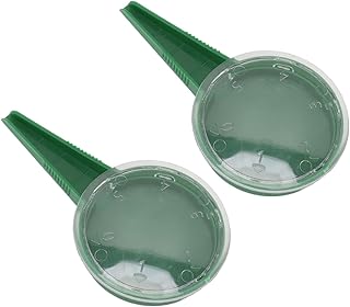 Ozgkee 10pcs Hand Seed Sower with 5 Different Settings Reusable Seed Dispenser Seed Planter Tool for Transplanting Plant Green